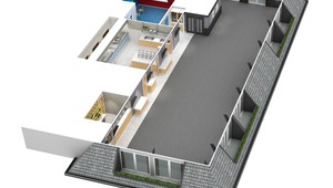 Zuiderzeeroom floor plan Hotel Volendam