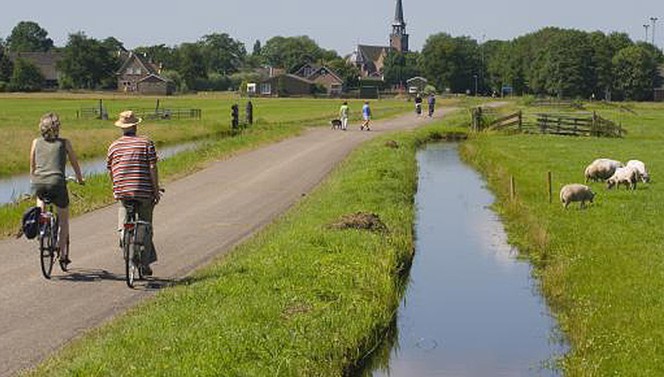 Fietsen omgeving Volendam